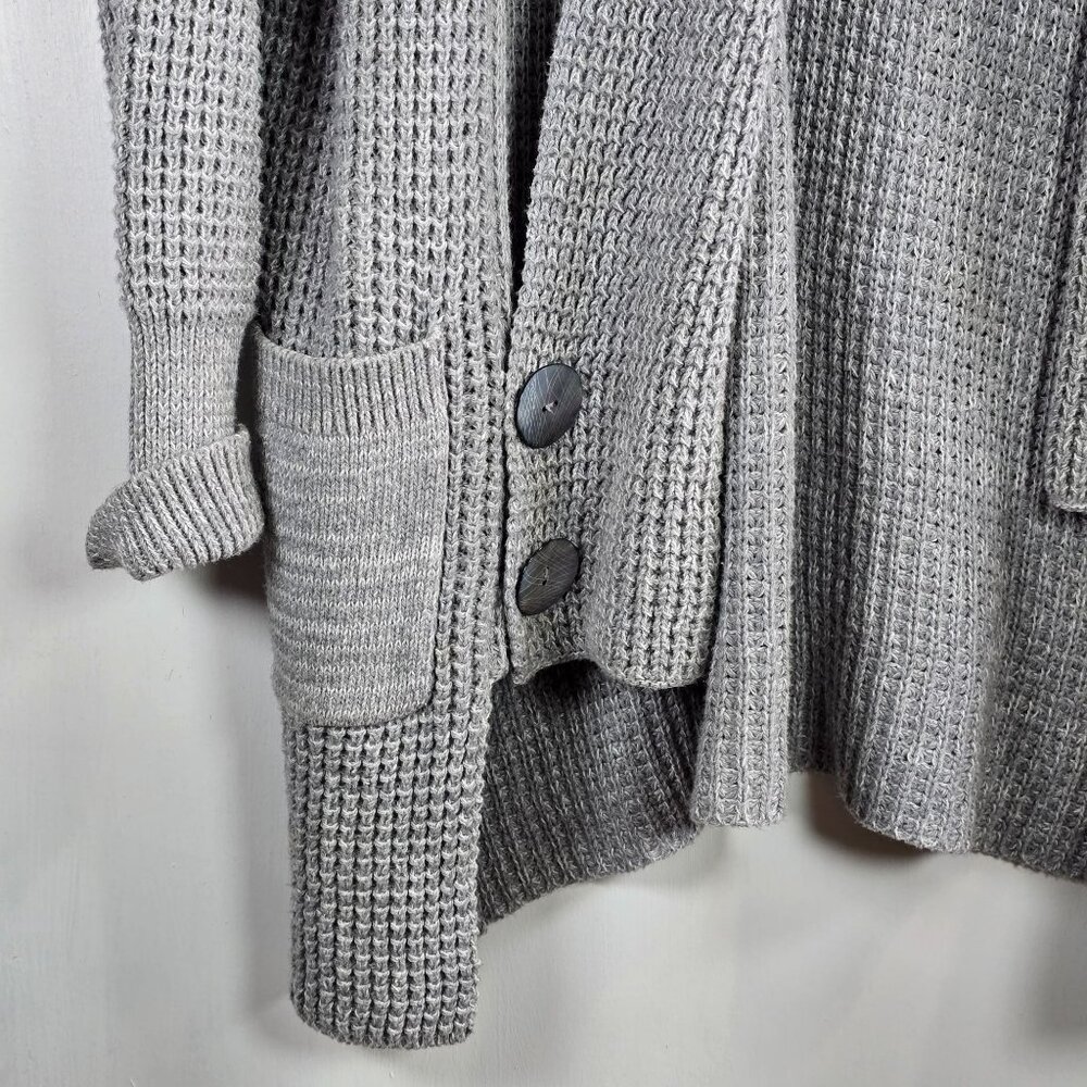 Soft Surroundings Townsend Cardigan Gray Sweater, M - Picture 4 of 8